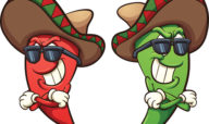 Mexican chili peppers