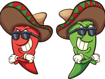 Mexican chili peppers