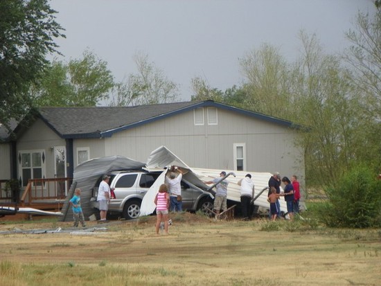 Rain Falls Over Parts Of Southwest Kansas and The Oklahoma Panhandle