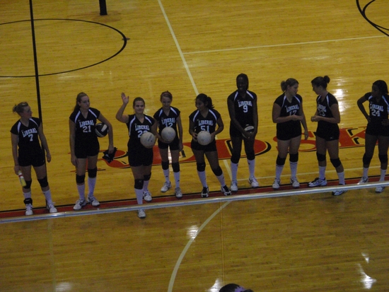 LHS Volleyball Holds Scrimmage