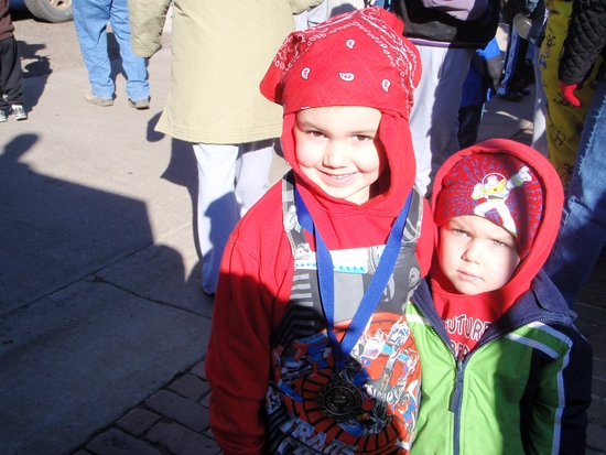 Area Kids Race For Pancake Medals