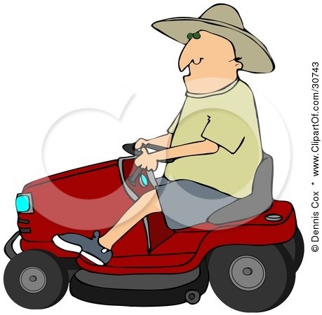 Drunk Man Steals Lawn Mower, Mows Parents Lawn