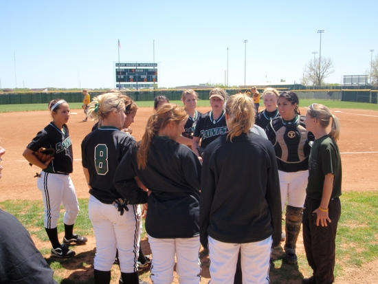 Lady Saints Split Sophomore Day