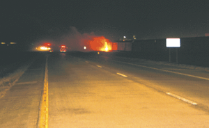 Rail Car Explodes, Shuts Down Highway 54