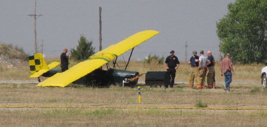 Occupants Walk Away From Hard Landing At Liberal Airport