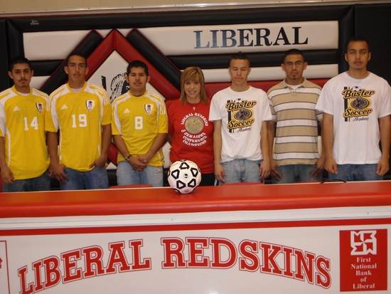 Six Redskin Soccer Players Sign