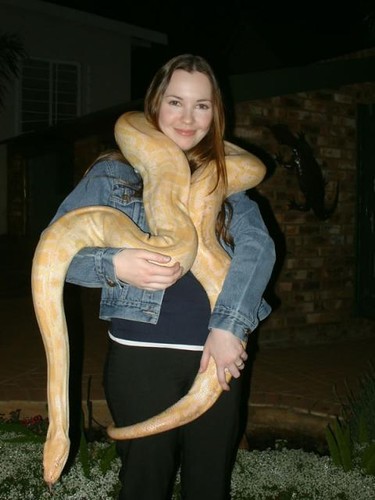Woman Freed From Pet Python
