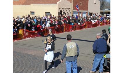 Krueger Saves Best for Last in Pancake Day Race