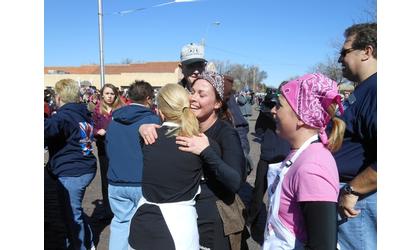 Krueger Saves Best for Last in Pancake Day Race