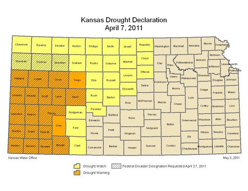 Governor Leads Drought Tour of SW Kansas