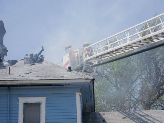Fire Burns House at 8th and Pennsylvania UPDATE: