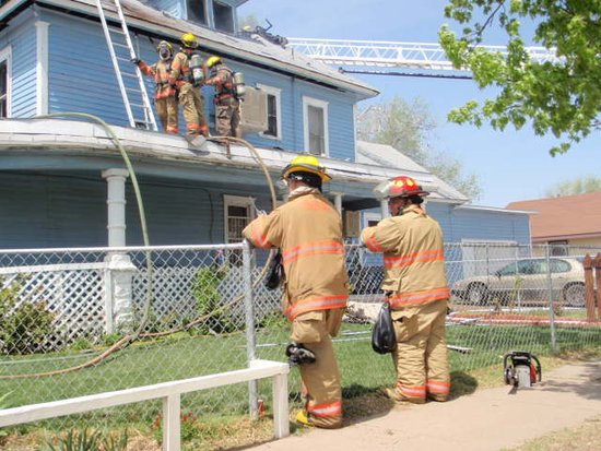 Fire Burns House at 8th and Pennsylvania UPDATE: