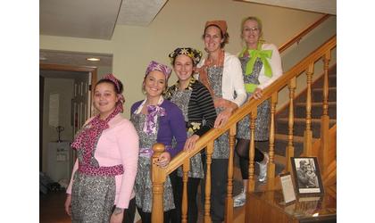 Mom and Four Daughters Make Pancake Race History