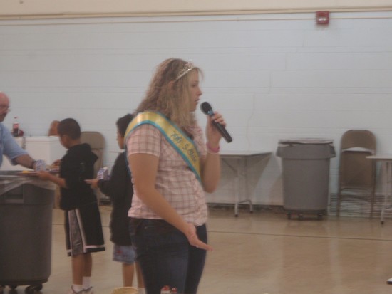 2010 Fair Queen Amanda Collins Making Presentations To Elementary and Intermediate Students