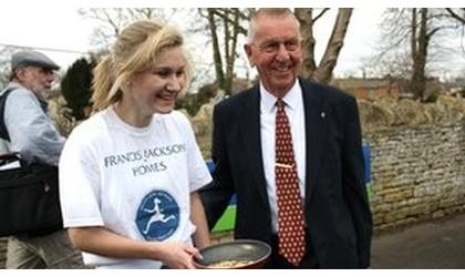 ‘World’s oldest’ pancake race takes place in Olney