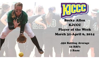 Seward’s Allen Named KJCCC Player of the Week