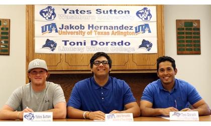 Three Saints Sign at Four Year Institutions