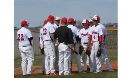 Redskins Ground Eagles in Baseball Opener