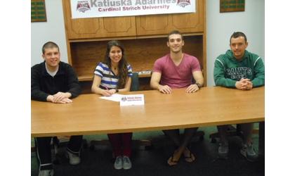 Two Seward Tennis Players Sign at Cardinal Stritch