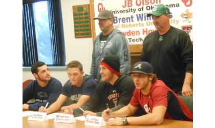 Four Seward Baseball Players Sign