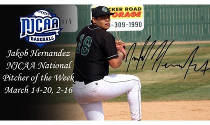 Hernandez Wins National Player of the Week