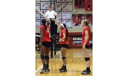 LHS Spikers Take Two of Three at Home