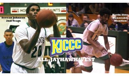 Johnson and Sims Tabbed All Jayhawk West