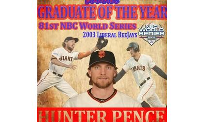 Former BJ Pence NBC’s Graduate of the Year