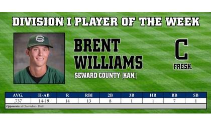 Seward’s Williams is NJCAA Player of the Week