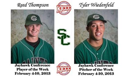 Saints Sweep KJCCC Player/Pitcher of the Week