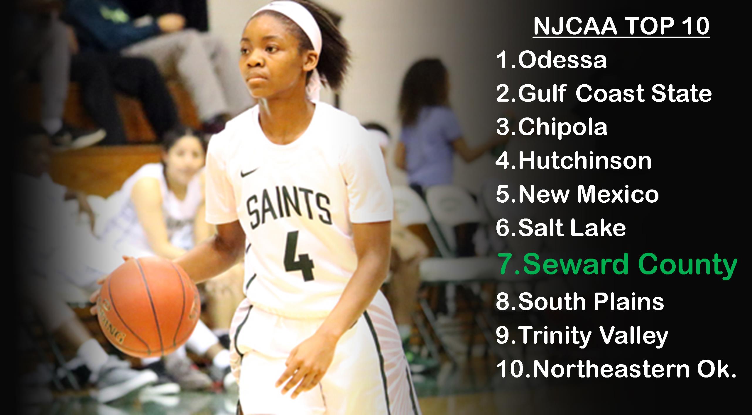 Lady Saints Fall to 7th in NJCAA Poll