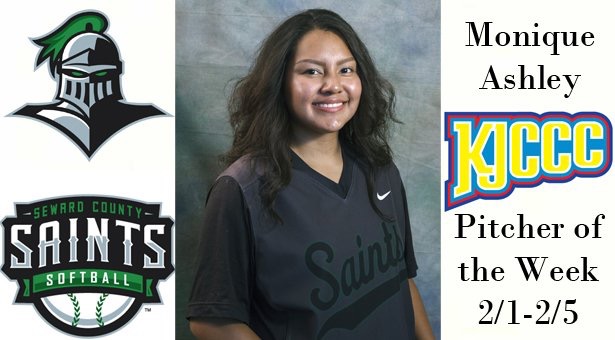 Ashley is Pitcher of the Week
