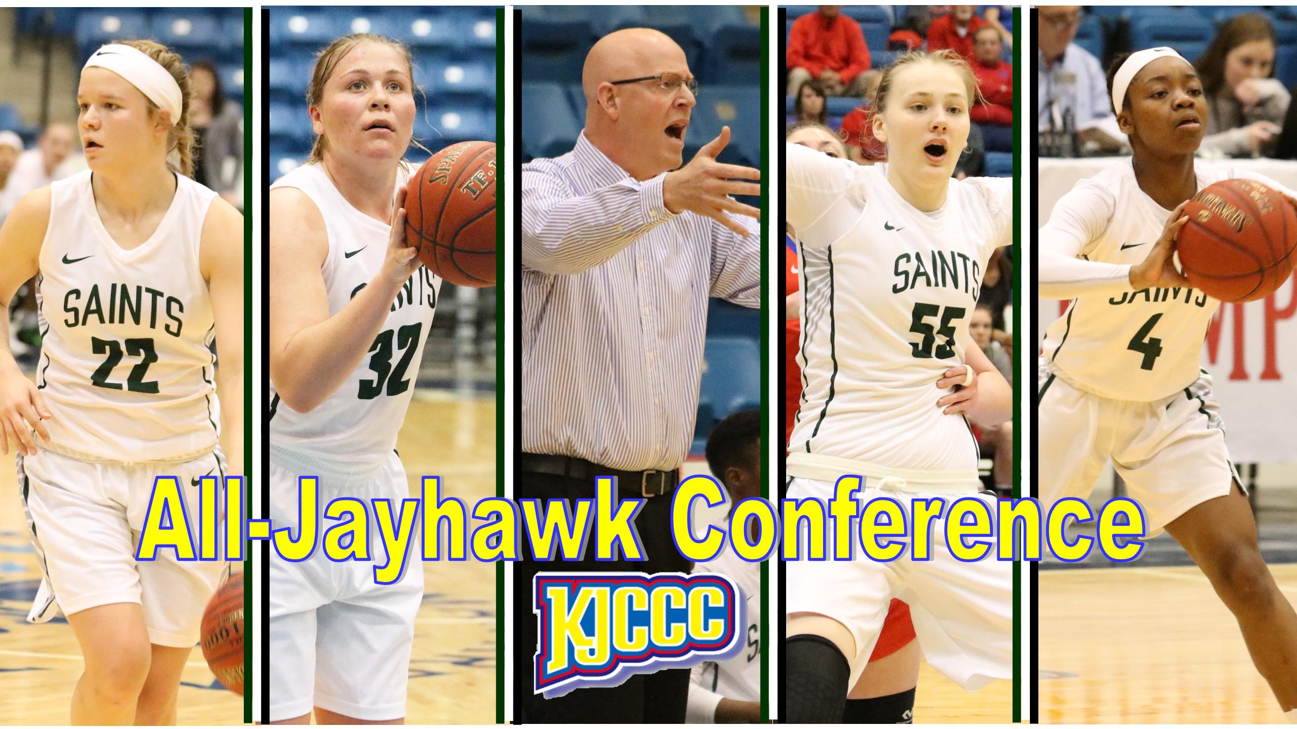 Four Lady Saints Named All Conference