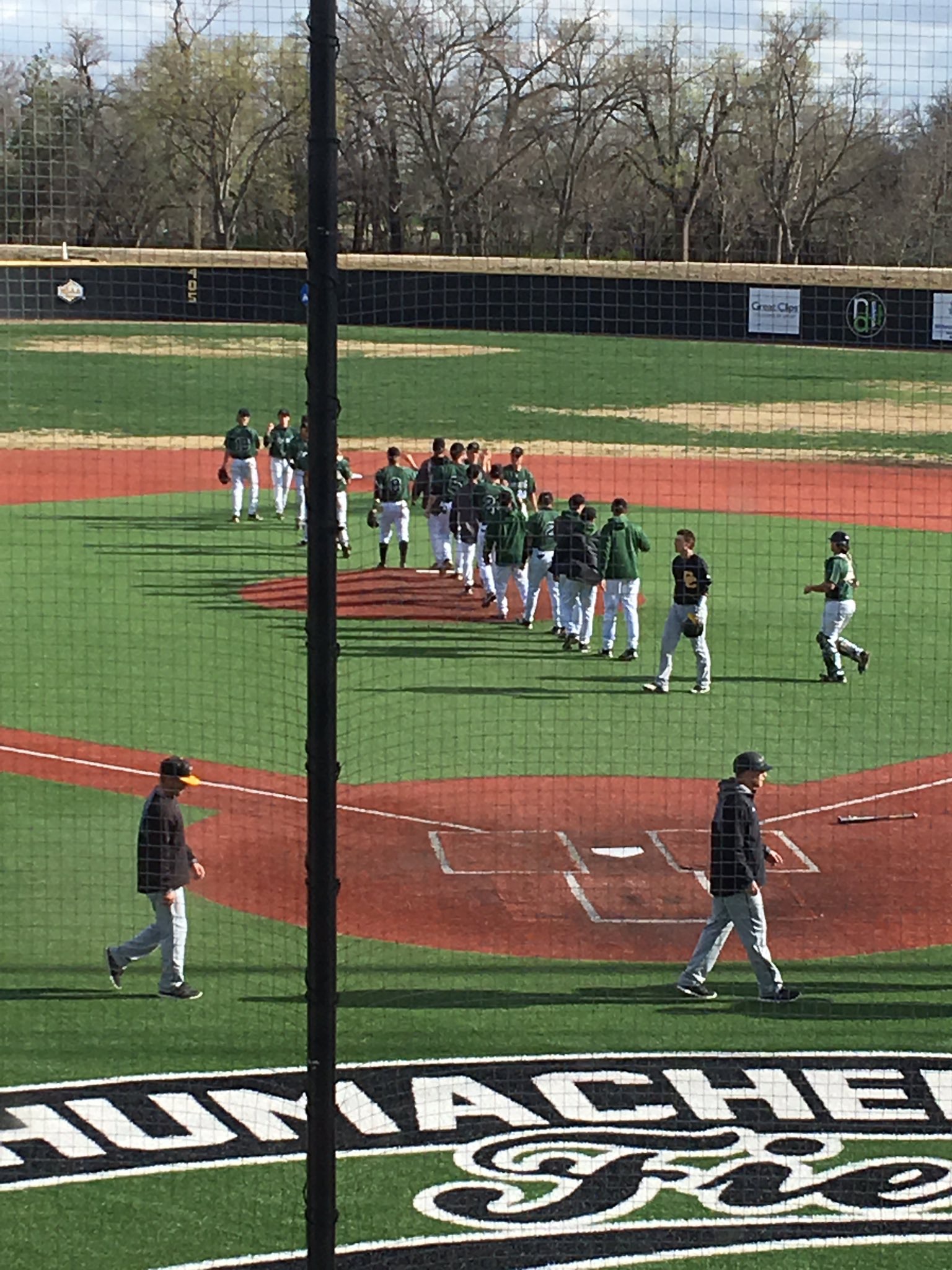 Saints Win First Conference Series
