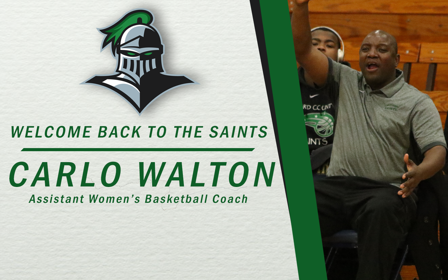 Hall of Famer Walton Named Lady Saint Assistant