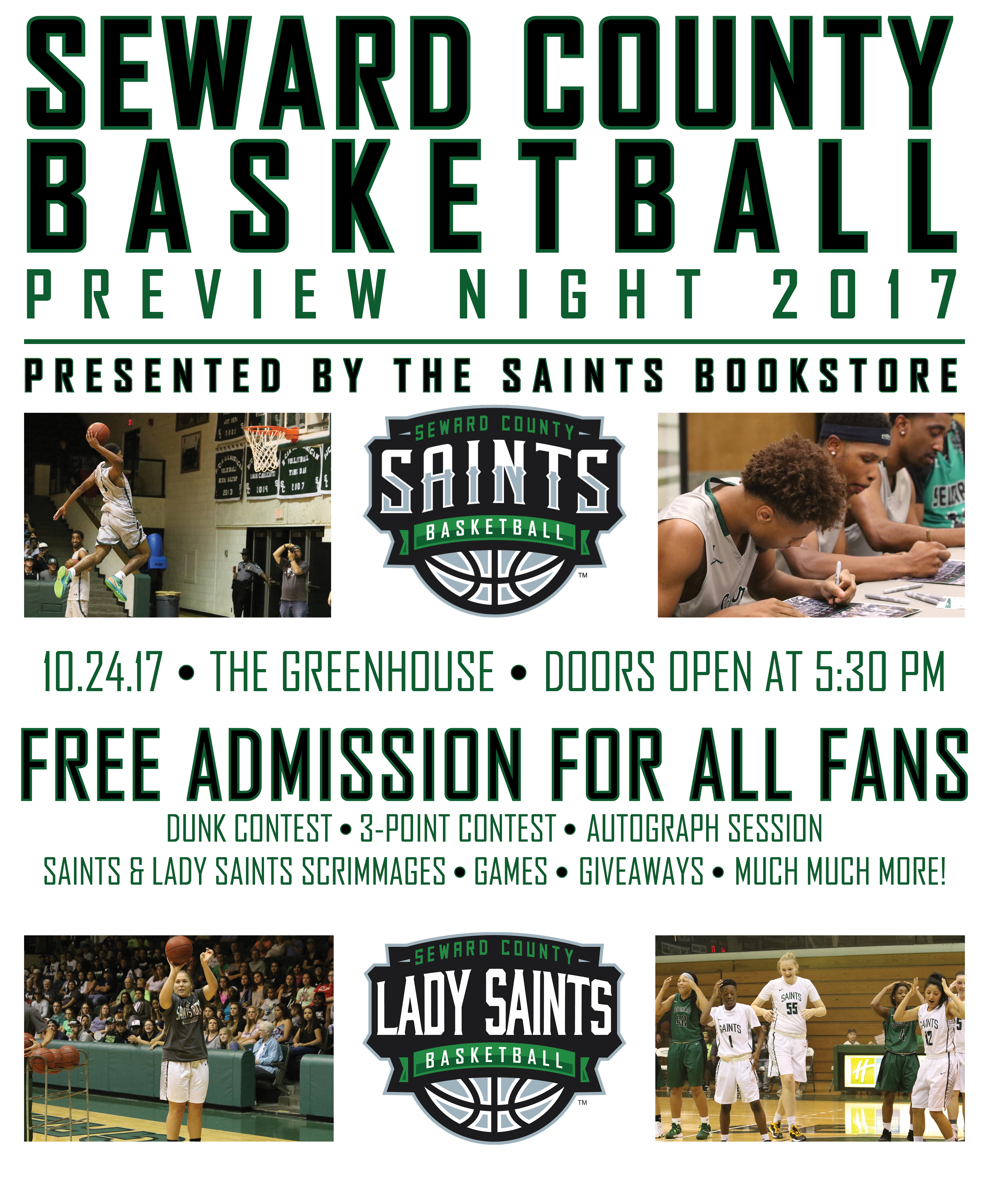 Saints Host Basketball Preview Night Oct. 24