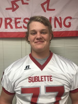 Sublette’s Jesse Garetson Wins Billy’s 10 Best Scholarship