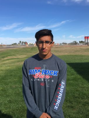 Xavier Perez is the Mead Lumber Athlete of the Week
