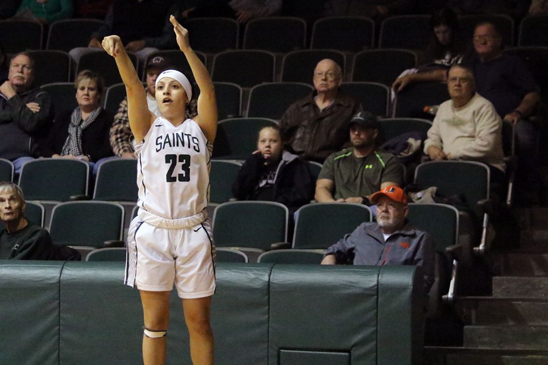 Lady Saints Hammer Red Devils by 61