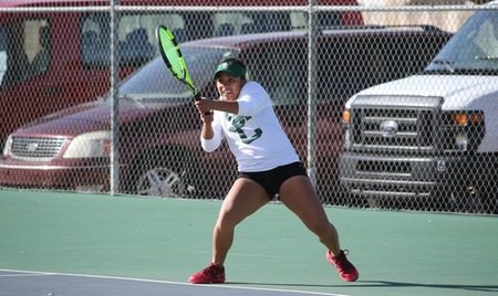 Lady Saints Tennis Takes Down Cougars at Home