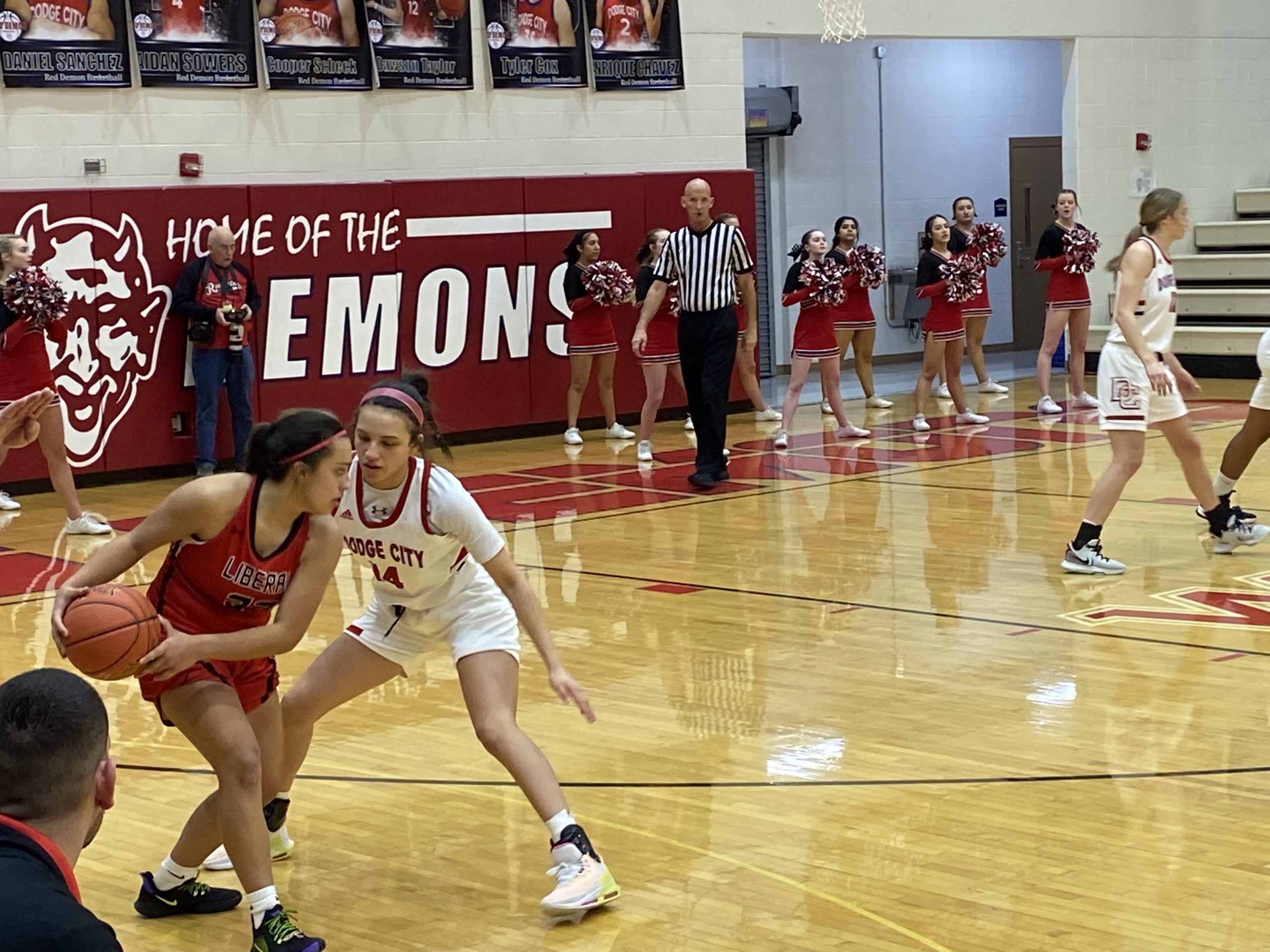 Lady Redskins Go Cold Late in Loss at Dodge City