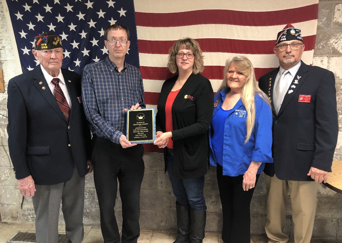 Liberal VFW Recognizes Local Groups and Individuals