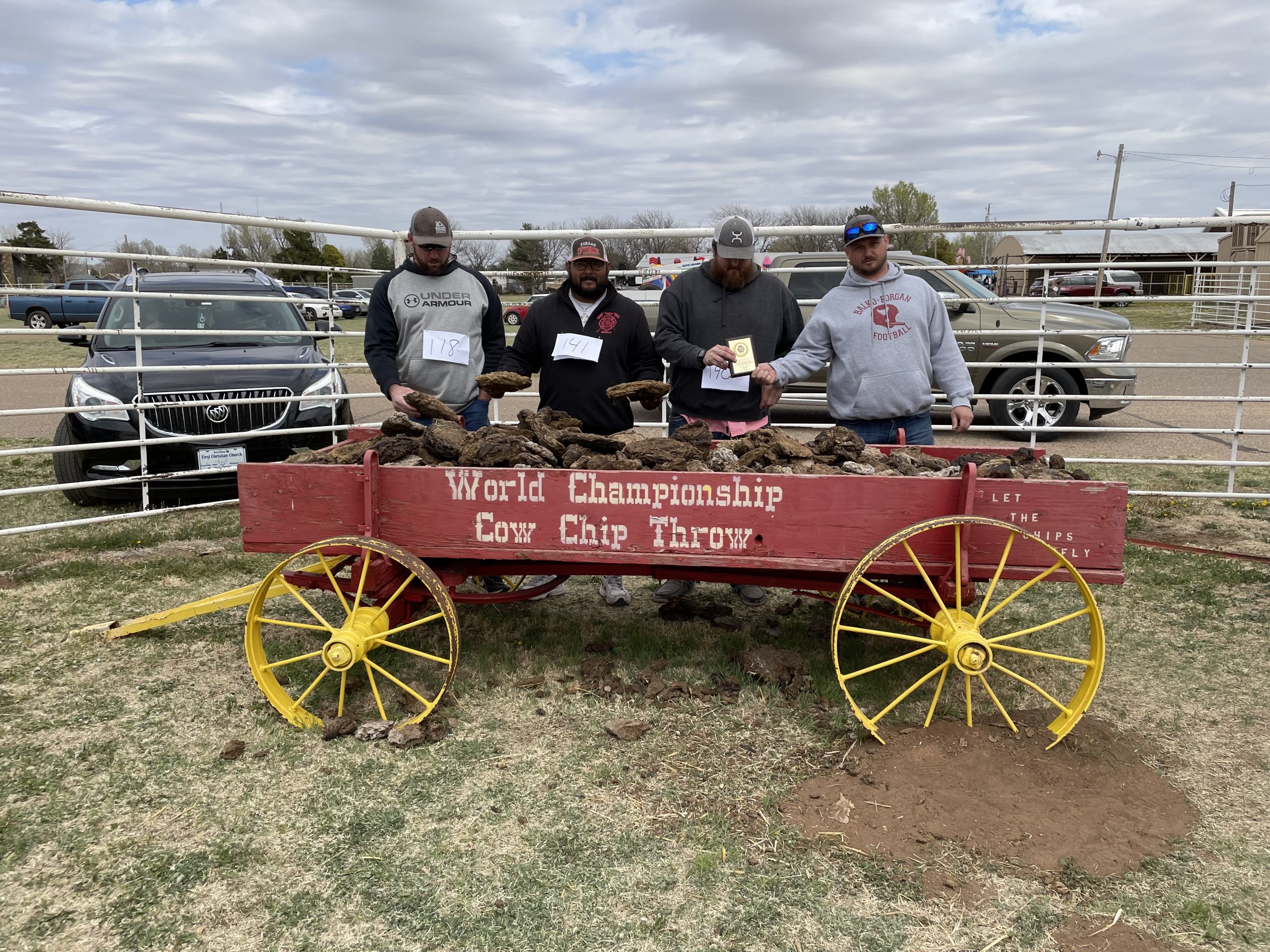 Holy Chips Take First in the 53rd Annual Cowchip Toss