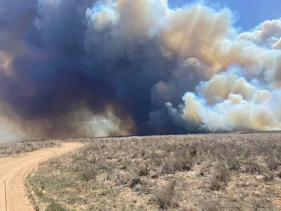 Fires Rage in the Oklahoma Panhandle