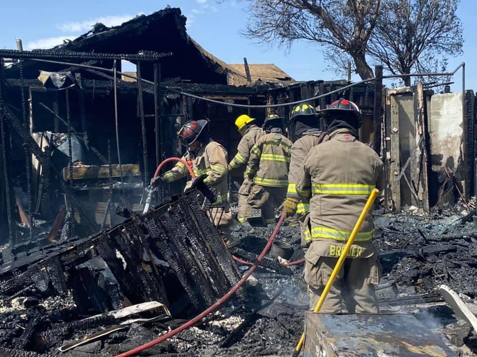 Rural Texas County Home Destroyed by Fire