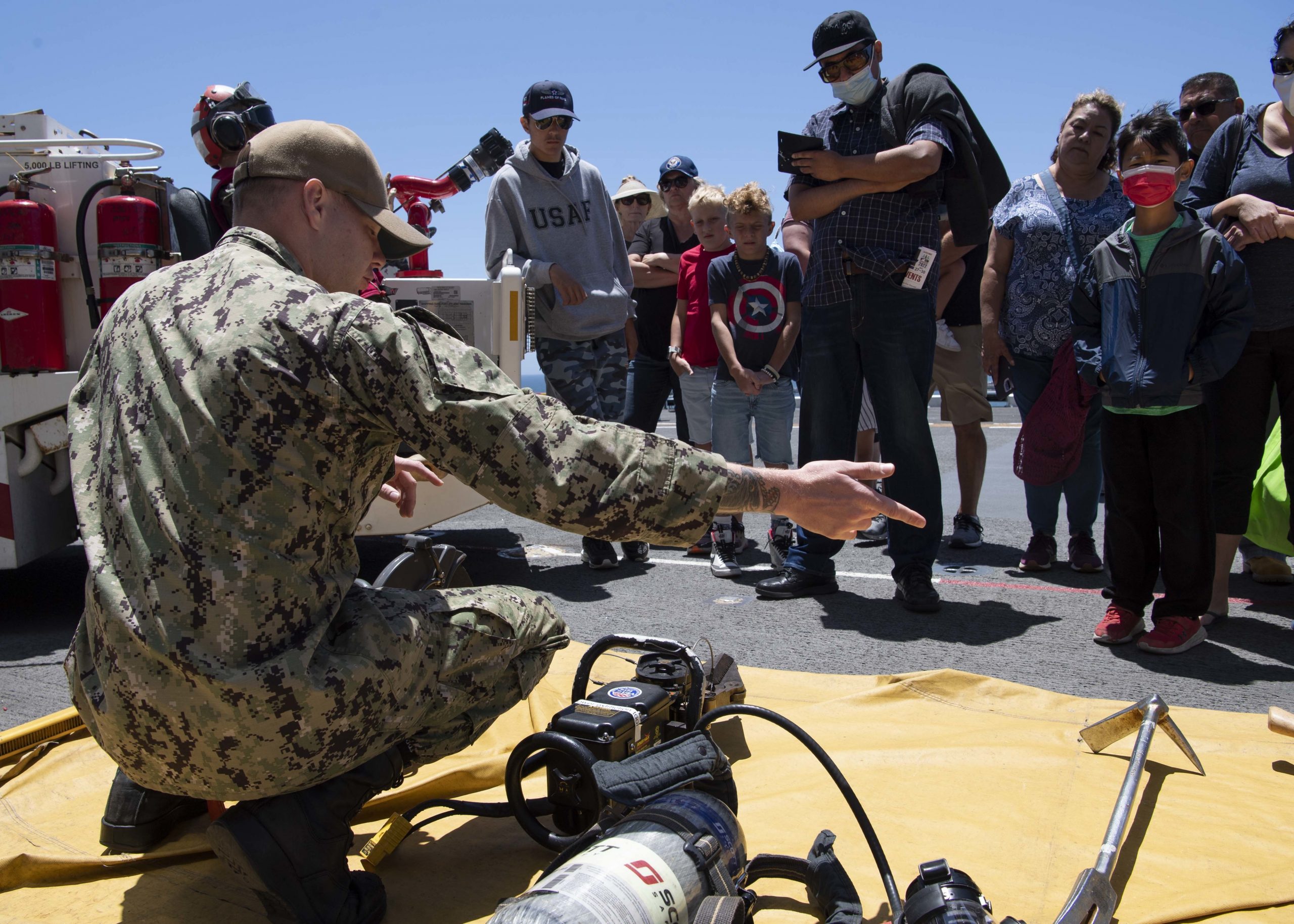 Liberal Native Provides Tour Aboard USS Essex During Los Angeles Fleet Week