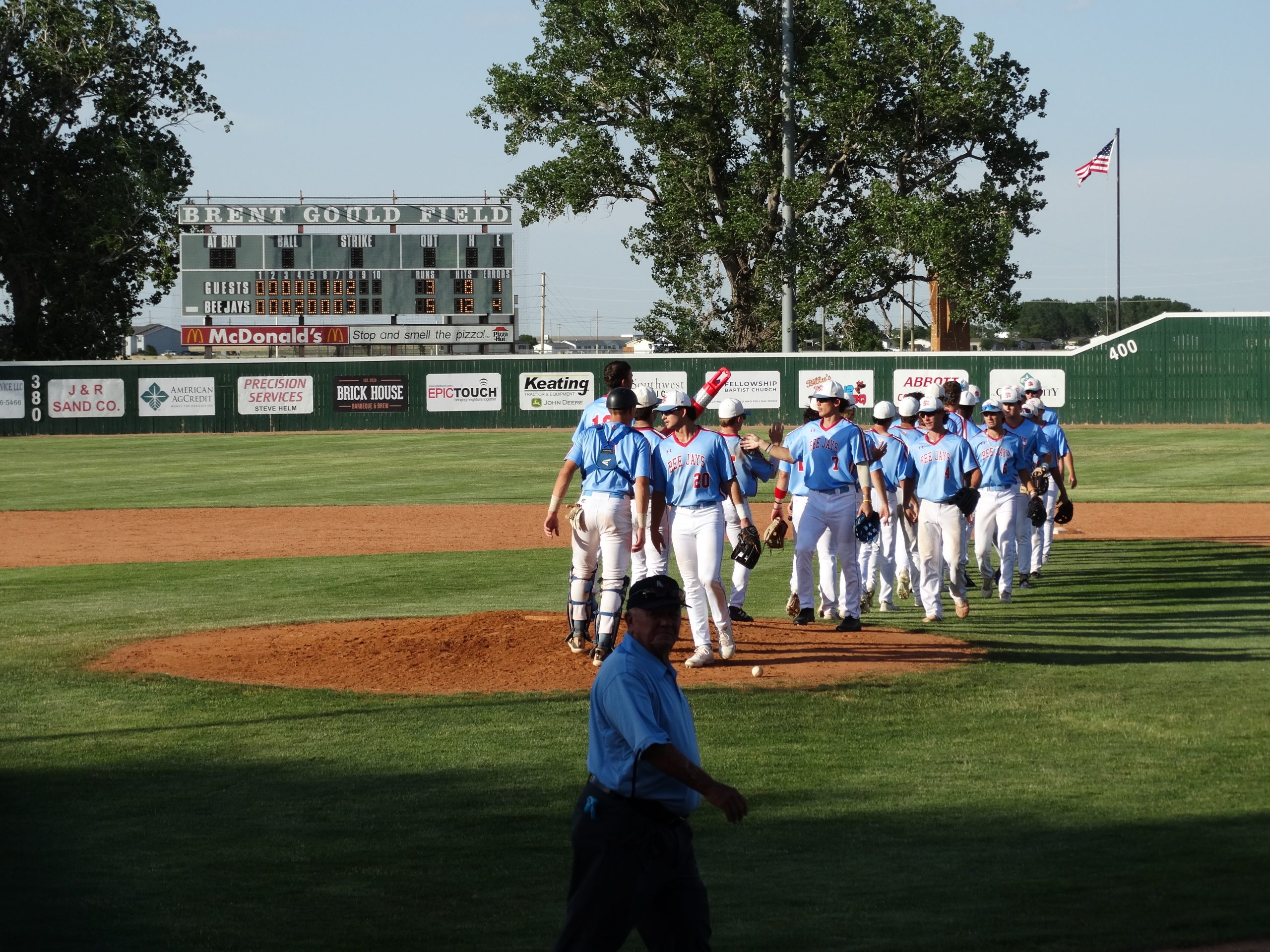 Bee Jays Settle for Split with Hays