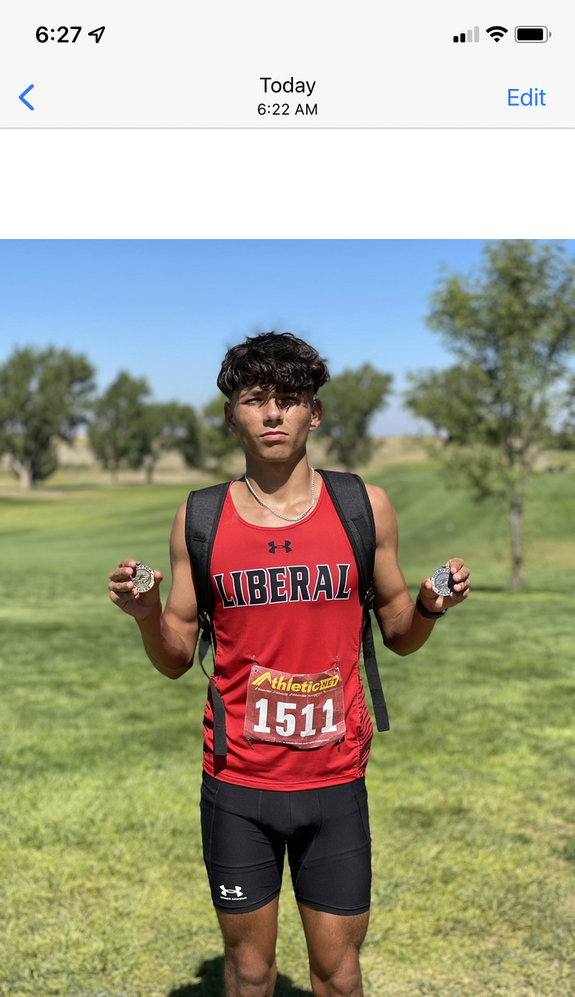 Foster Leads Redskin Cross Country at Hugoton