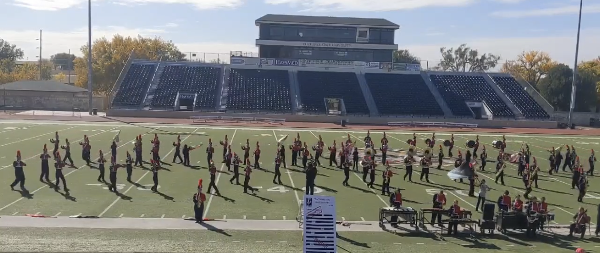 That Liberal Band Earns Superior Rating at The High Plains Marching Festival