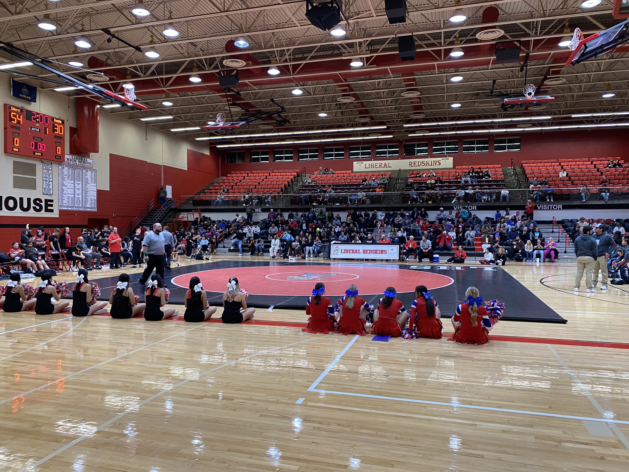 Redskins Top Hugoton in Opening Dual